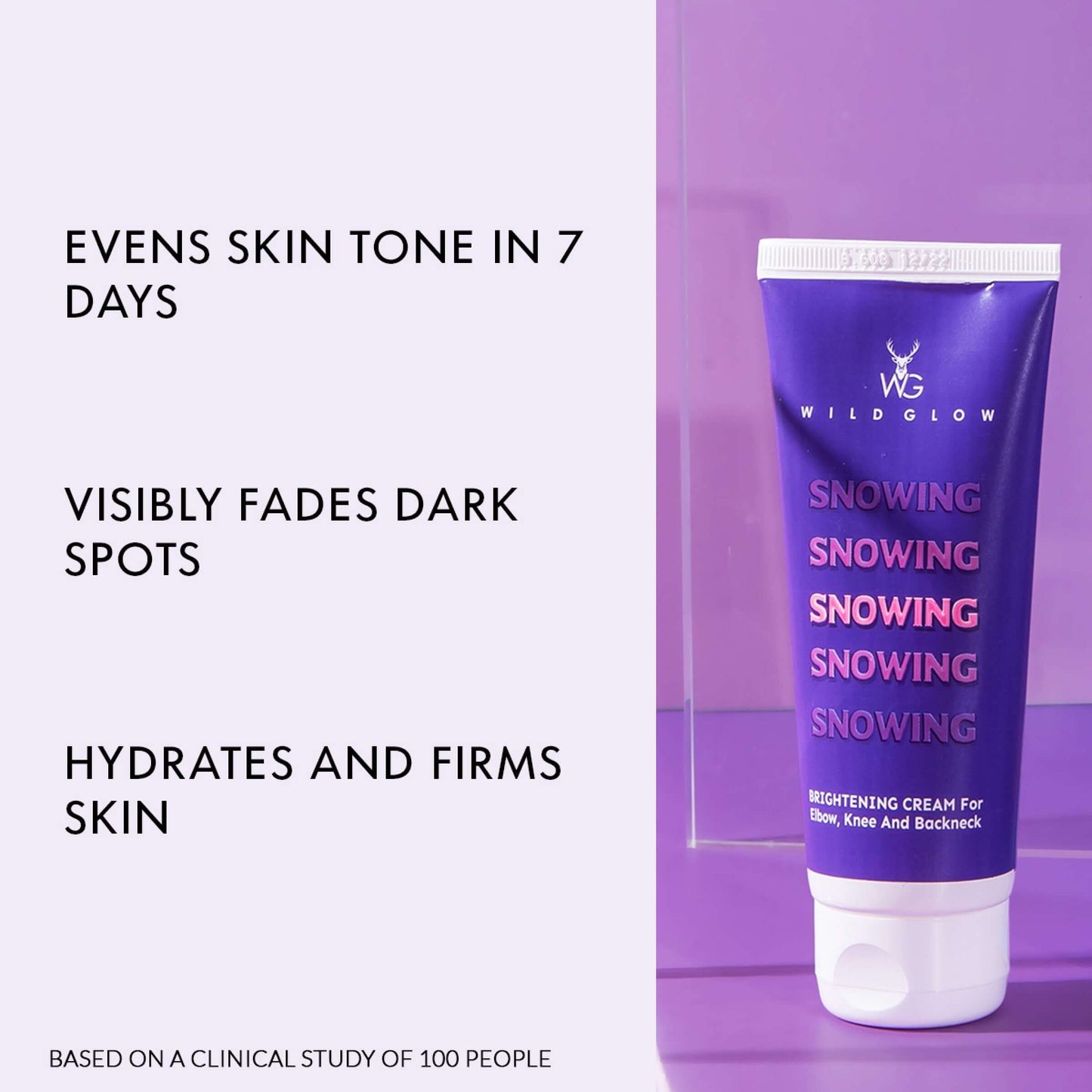 Skin Brightening Cream for Knee-Elbow-Neck with Niacinamide (100 ML)