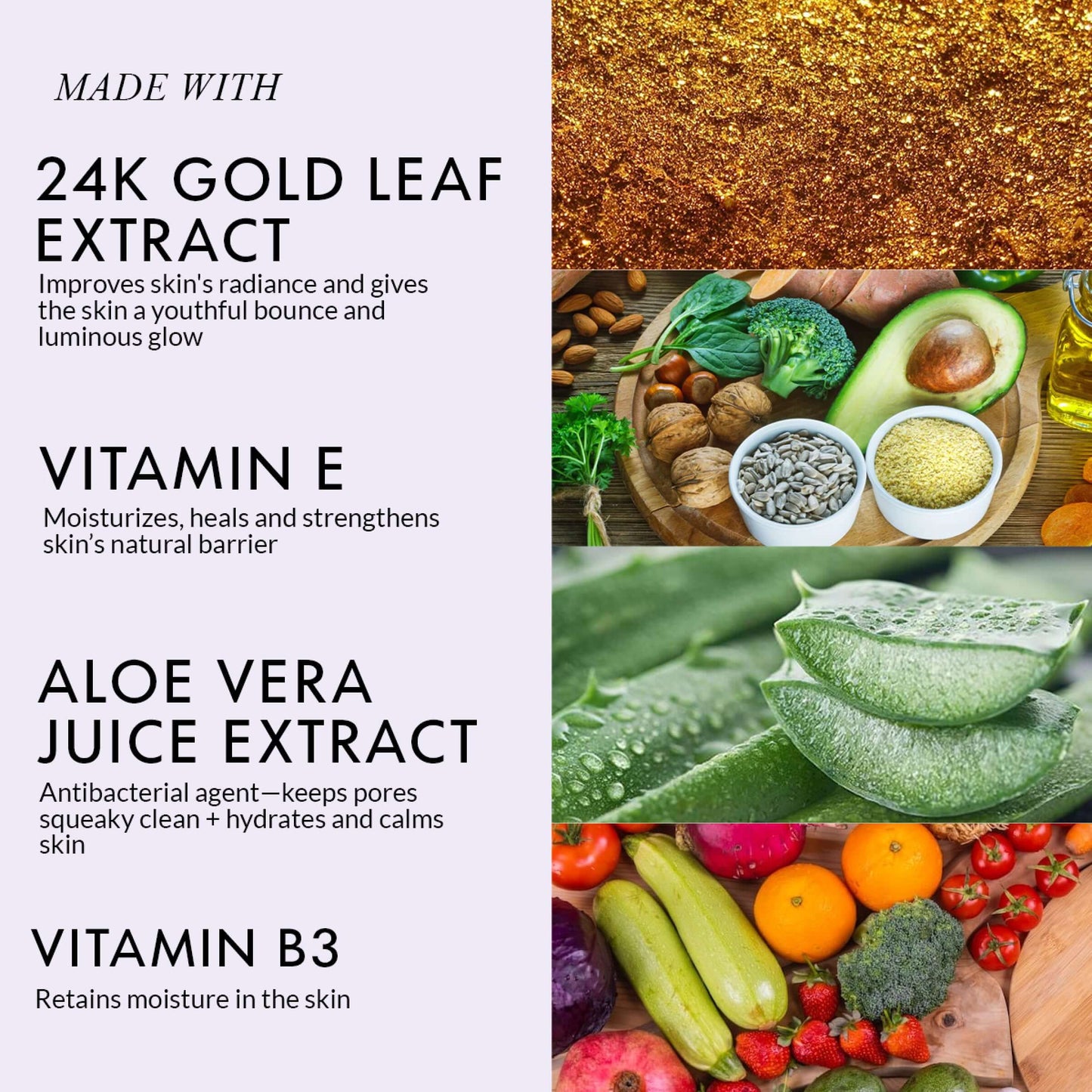 24K Gold Moisturizer With Real 24K Gold Extracts (50 GM)