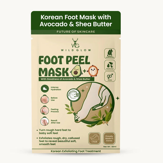 Korean Foot Mask with Avocado & Shea Butter