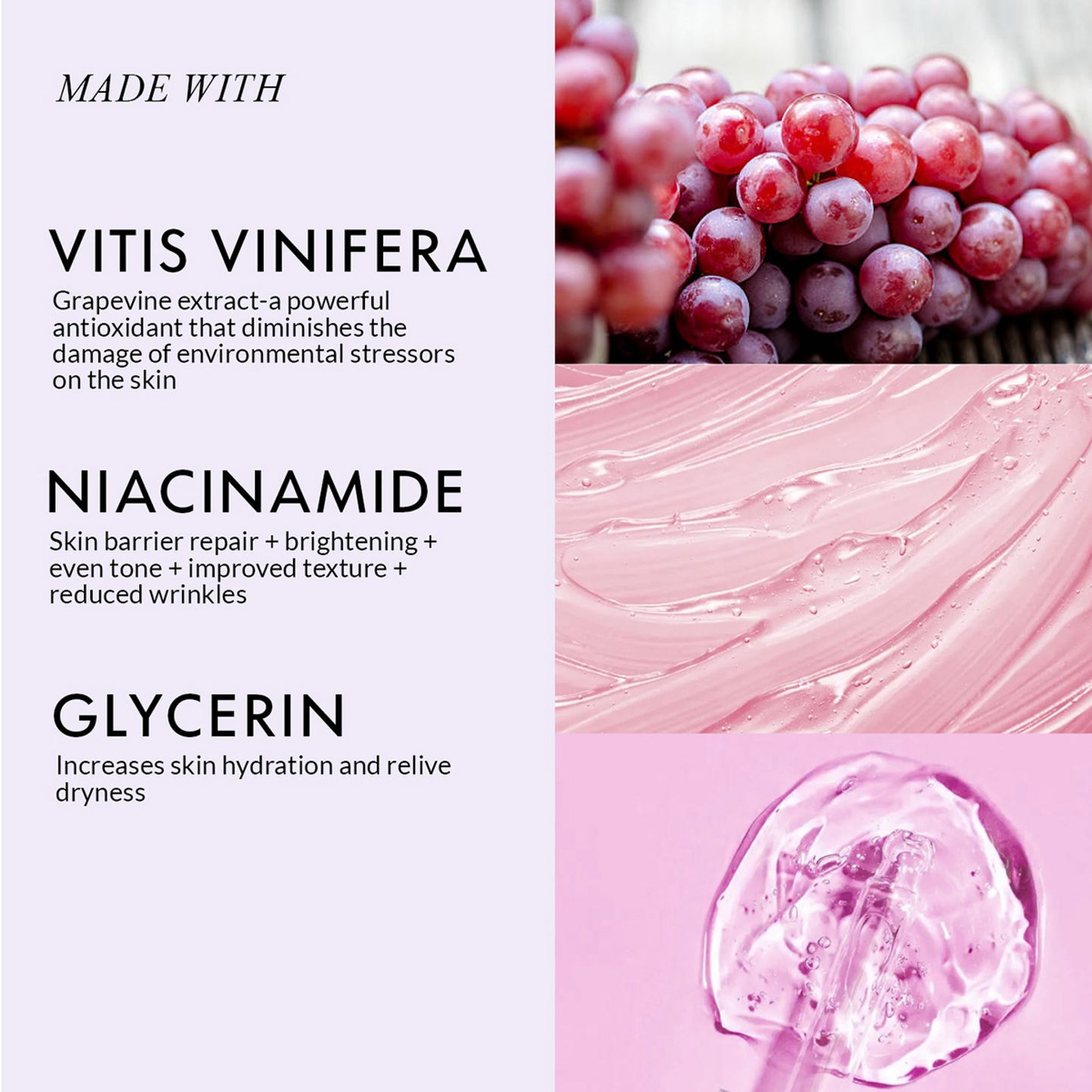 Red Wine Toner With Real Wine Extracts & Parisian Ingredients (100 ML)
