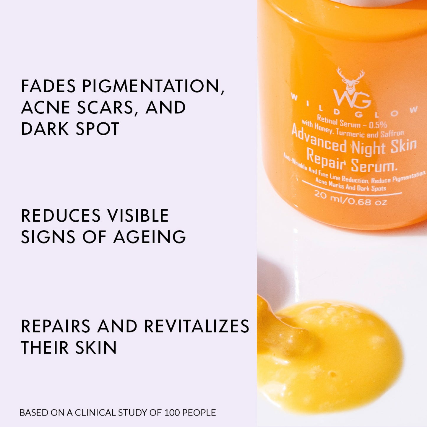 Advanced Night Skin Repair Serum With Retinol & Honey (30 ML)