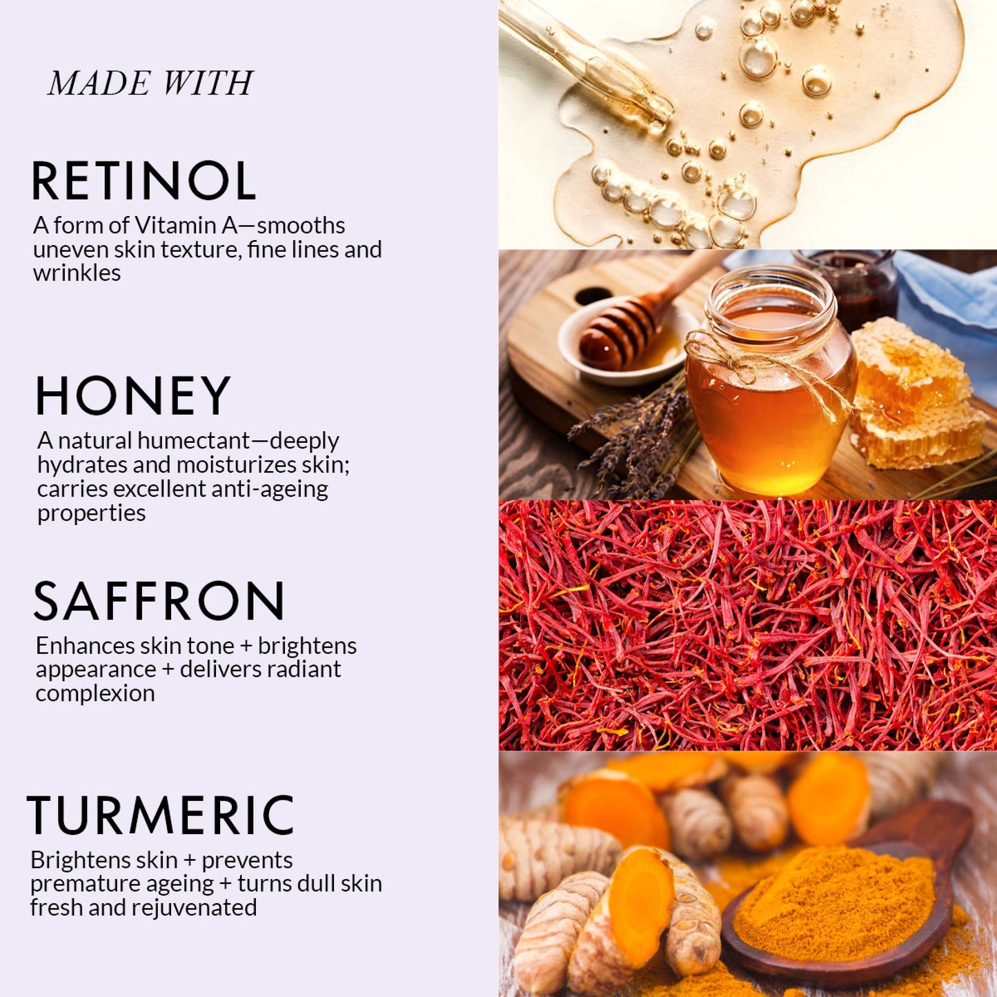 Advanced Night Skin Repair Serum With Retinol & Honey (30 ML)