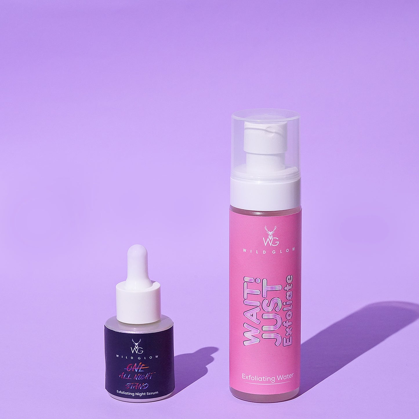 Exfoliating Toner + Night Serum Combo With 10% AHA For Exfoliation (Pack of 2)