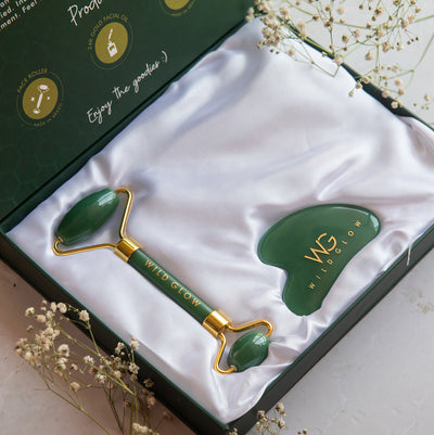 Brazilian Green Jade Roller & Gua Sha Set for Youthful Skin secondary image