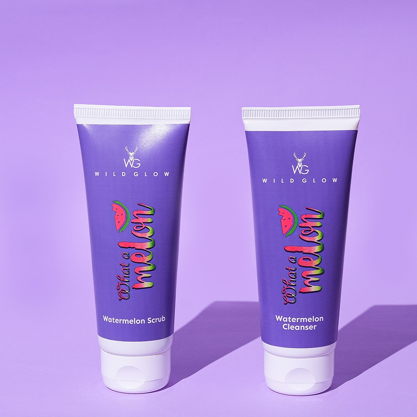 Watermelon Facial Cleanser + Scrub Combo For Deep Cleasing & Exfoliation (Pack of 2)