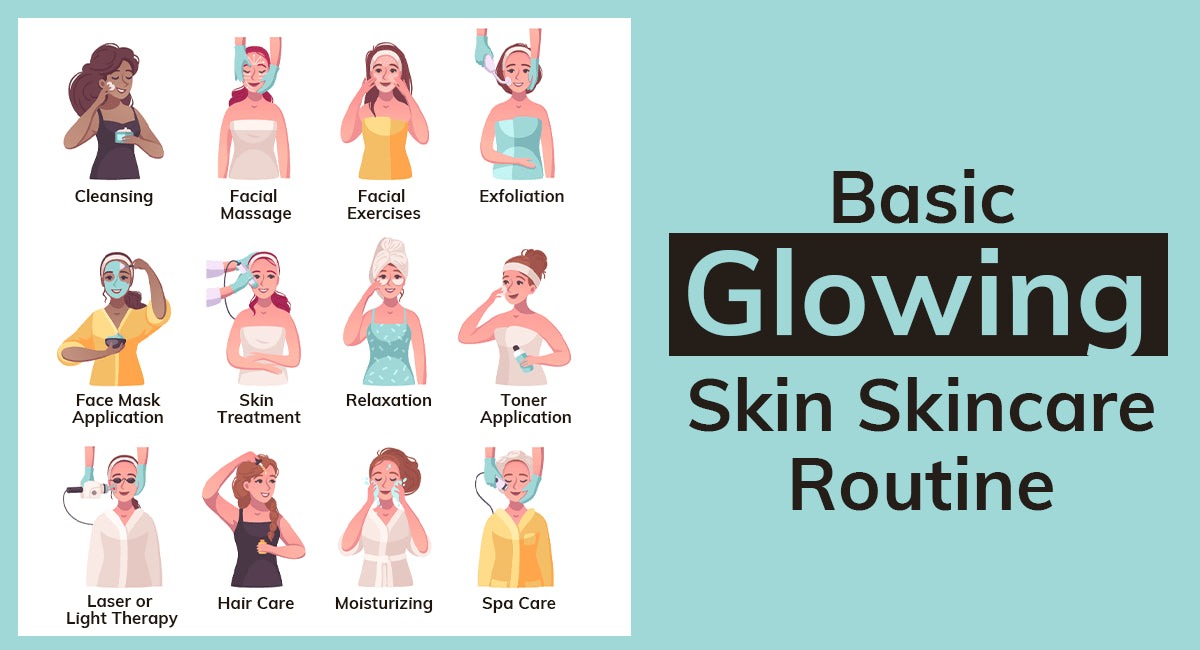 Basic Skincare Routine To Get Glowing Skin