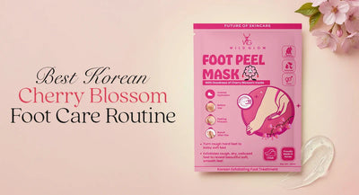 Best Foot Care Routine with Korean Foot Mask with Cherry Blossom