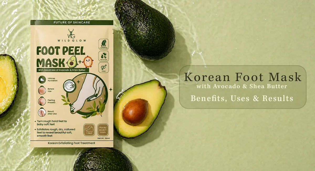 Korean Foot Mask with Avocado