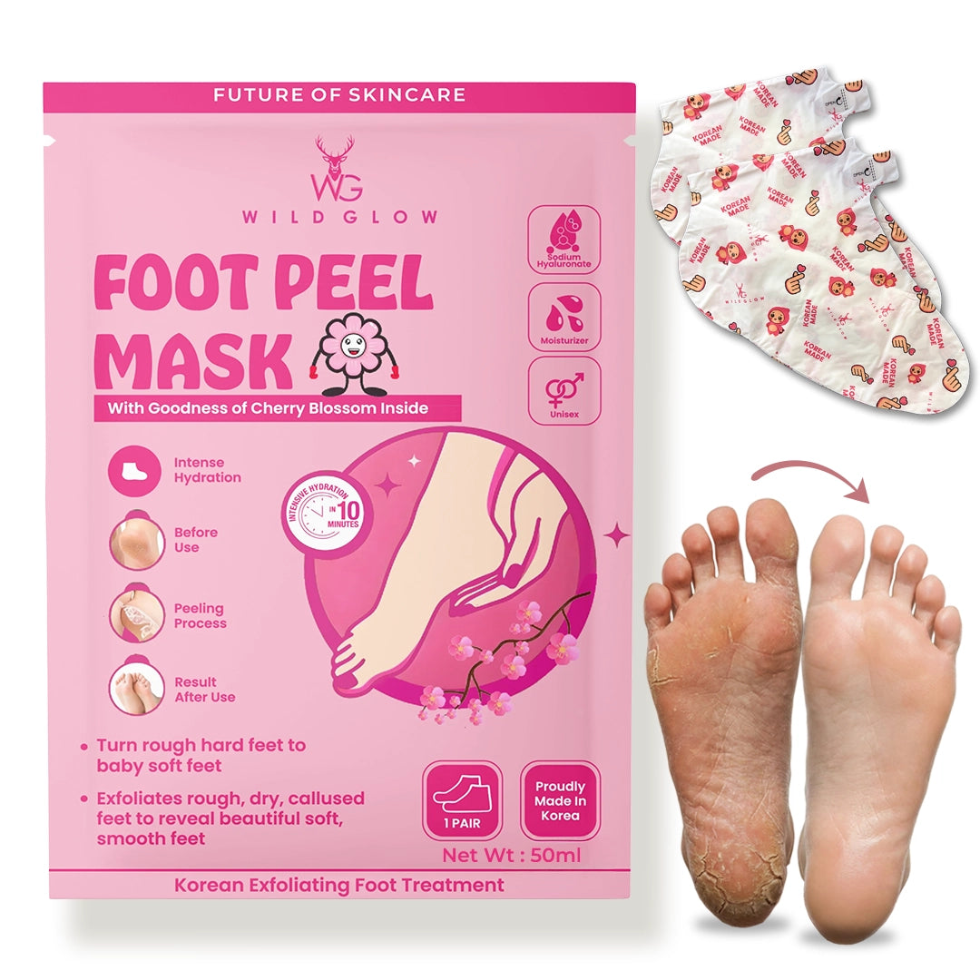 Korean Foot Mask with Cherry Blossom