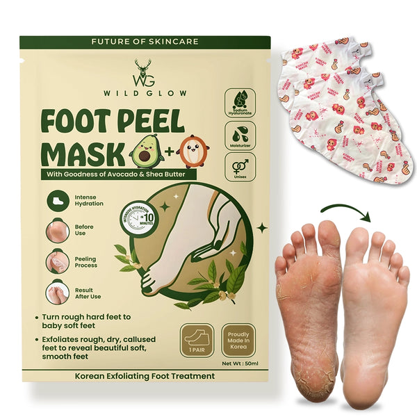 Korean Foot Mask with Avocado & Shea Butter