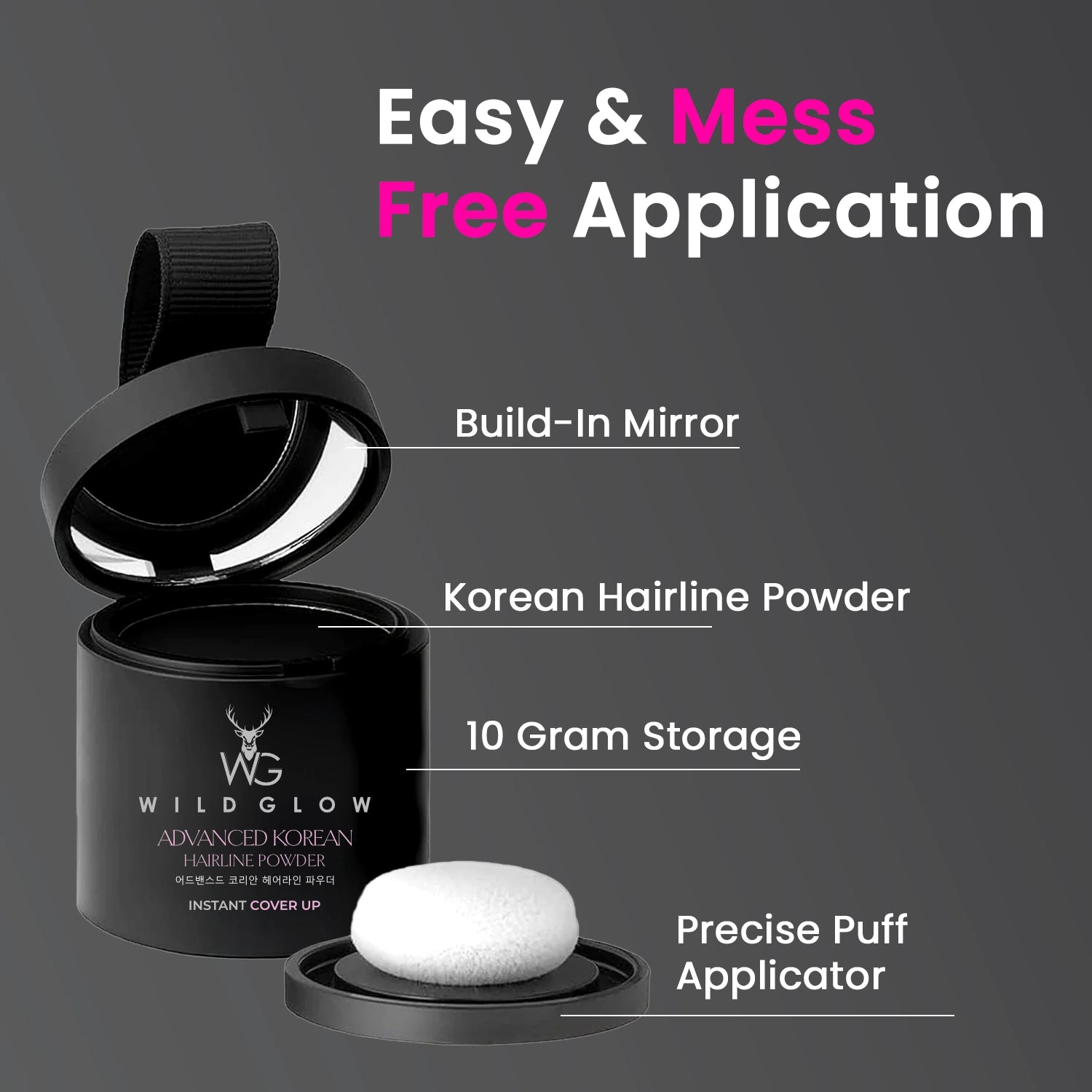 Advanced Hairline Density Filler Powder – Covers Grey Roots & Bald Spots Instantly (10gm)