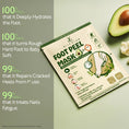 Load image into Gallery viewer, Korean Foot Mask with Avocado & Shea Butter

