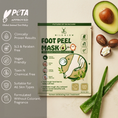 Load image into Gallery viewer, Korean Foot Mask with Avocado & Shea Butter
