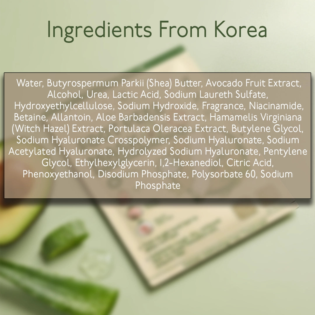 Korean Foot Mask with Avocado & Shea Butter