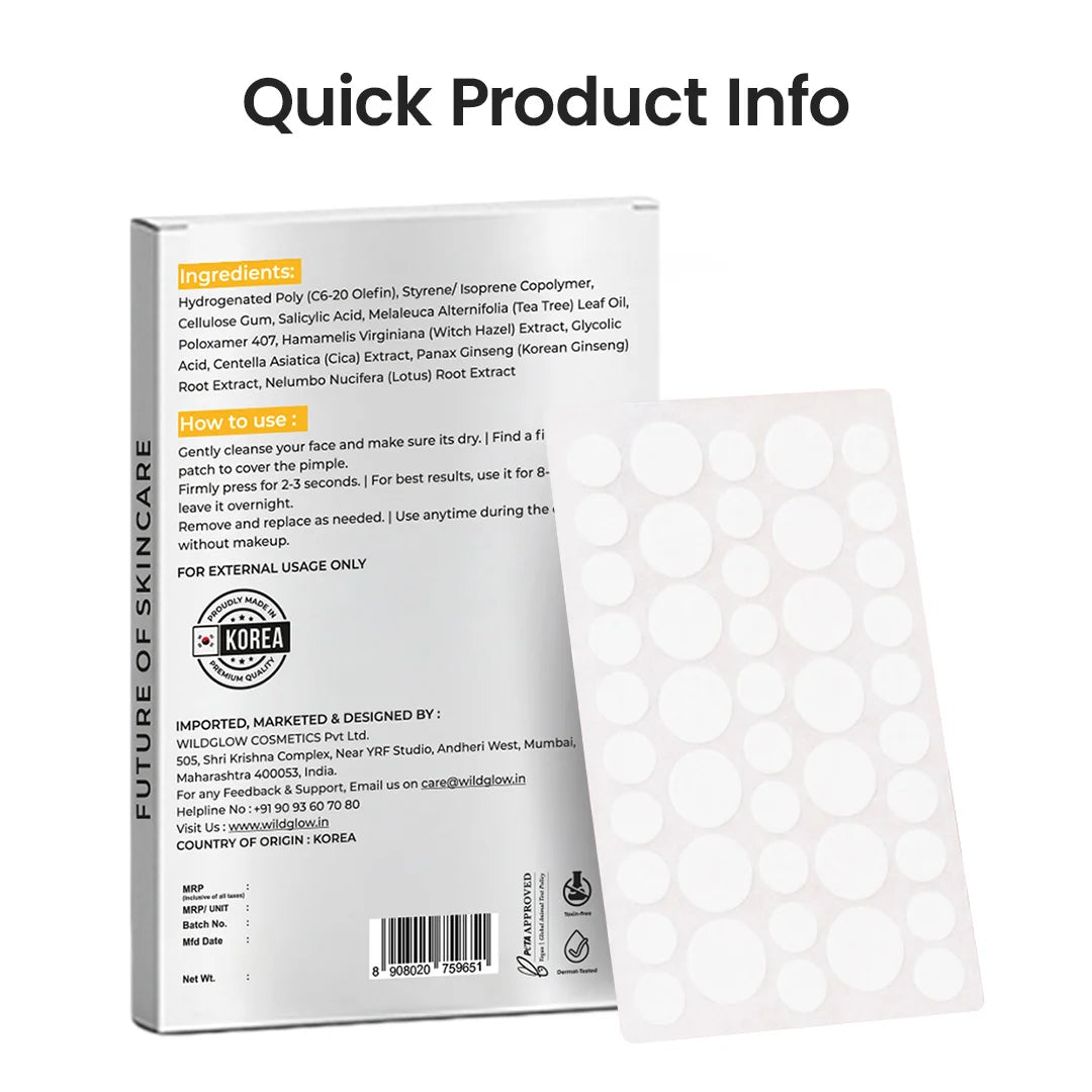 Overnight Acne Pimple Patch | 36 Dots