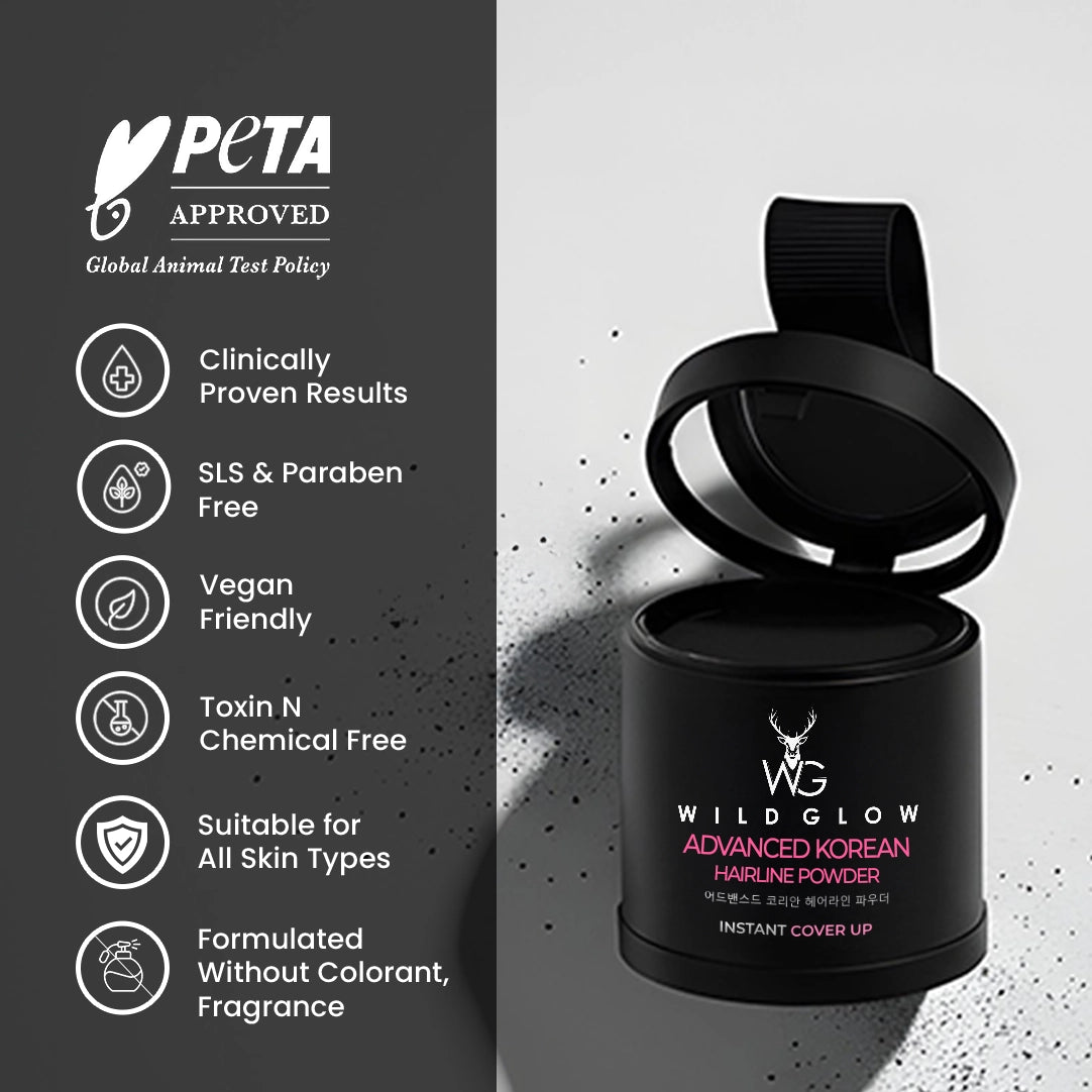 Advanced Hairline Density Filler Powder – Covers Grey Roots & Bald Spots Instantly (10gm)