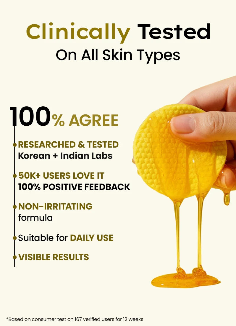 Kojic Acid & Turmeric Cleansing Pads - 40Pcs