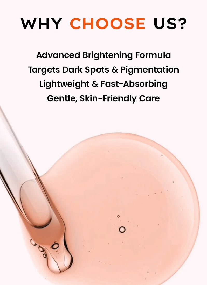 Cosmetic product with text highlighting features on a white background