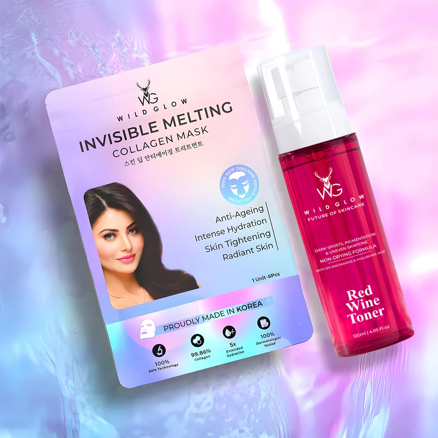 Invisible Collagen Mask For Anti-Ageing With Toner