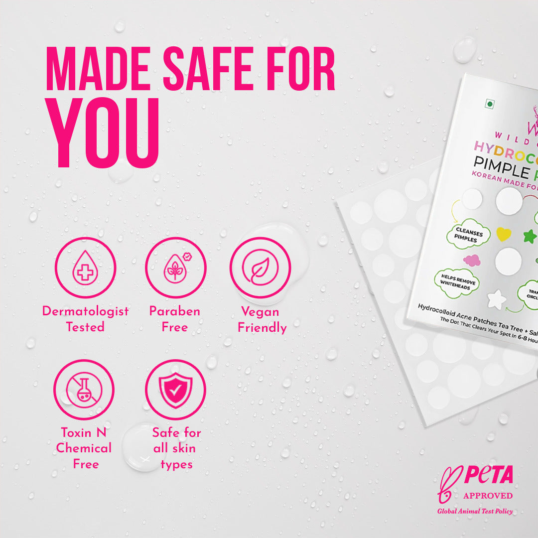 Overnight Acne Pimple Patches with Salicylic Acid – 36 Dots