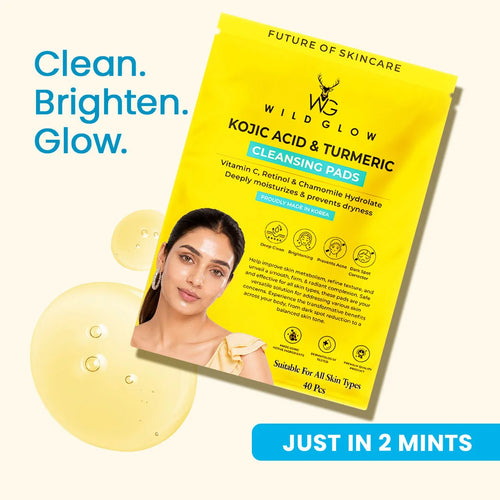 Kojic Acid & Turmeric Cleansing Pads - 40Pcs
