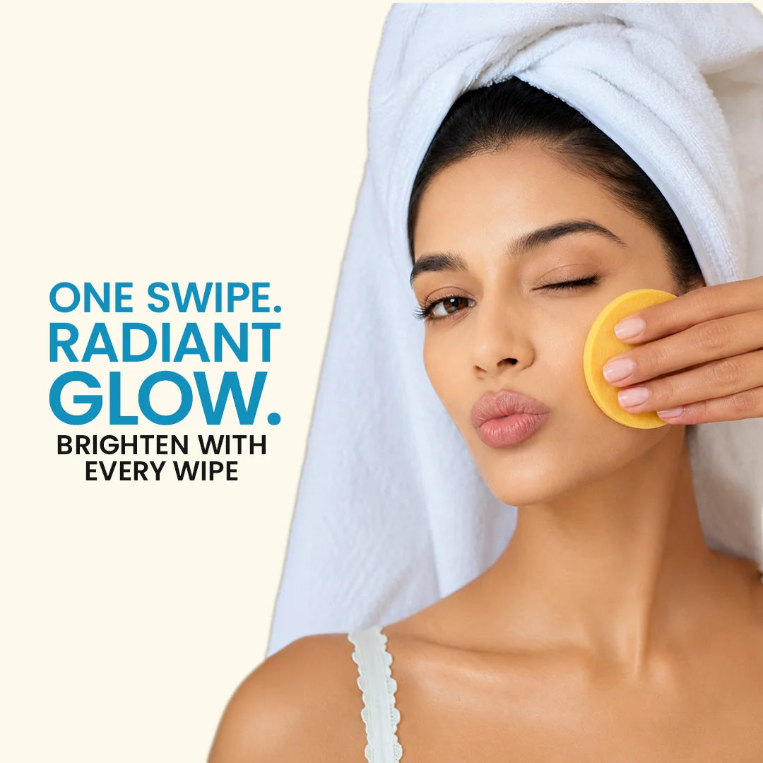 Kojic Acid & Turmeric Cleansing Pads - 40Pcs