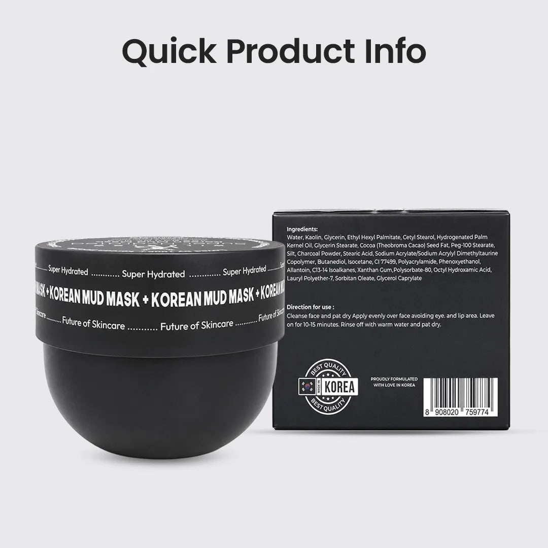 Korean Mud Mask | 250 GM