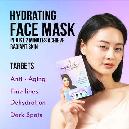 Invisible Collagen Sheet Mask For Instant Hydration | Skincare Film