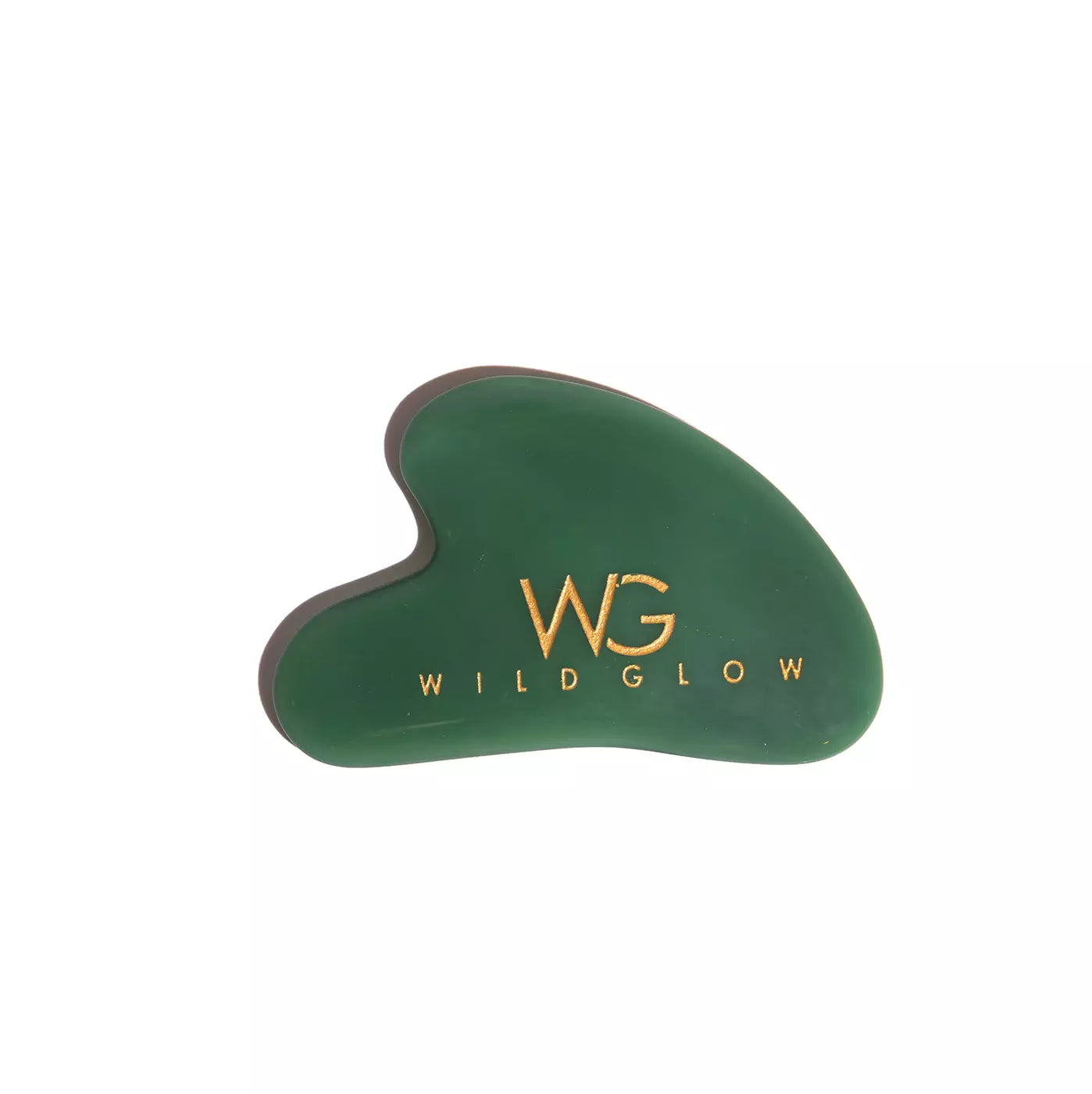 Brazilian Green Jade Gua Sha Stone For Facial Contours & Shaping Jawline