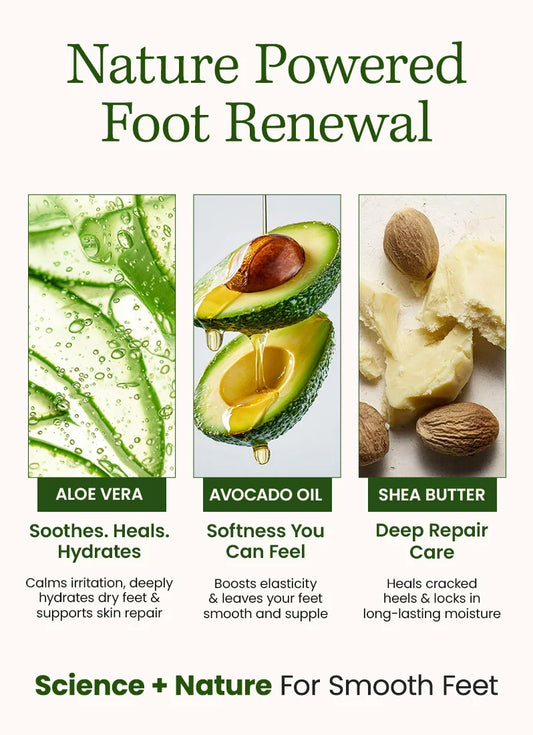 Korean Foot Mask with Avocado & Shea Butter