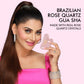 Brazilian Rose Quartz Gua Sha Stone For Facial Contours & Shaped Jawline