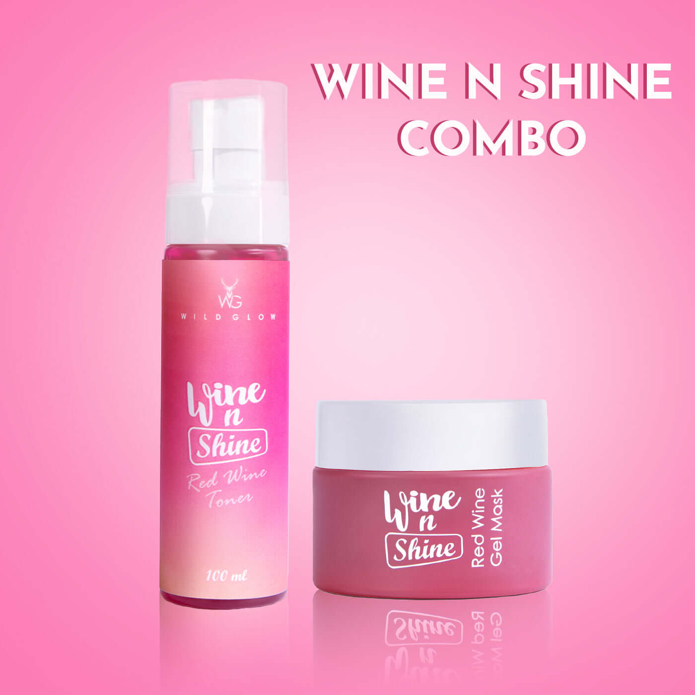 Buy Red Wine Facial Toner & Gel Mask For Glowing Skin